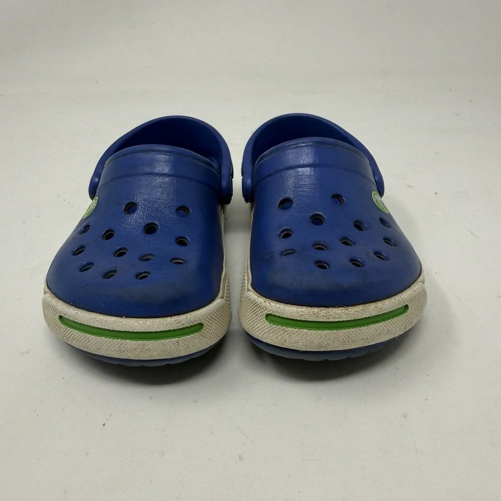 Crocs Bayaband Youth Kids Clogs Toddler  Size C 6/7 Blue Water Friendly Comfy